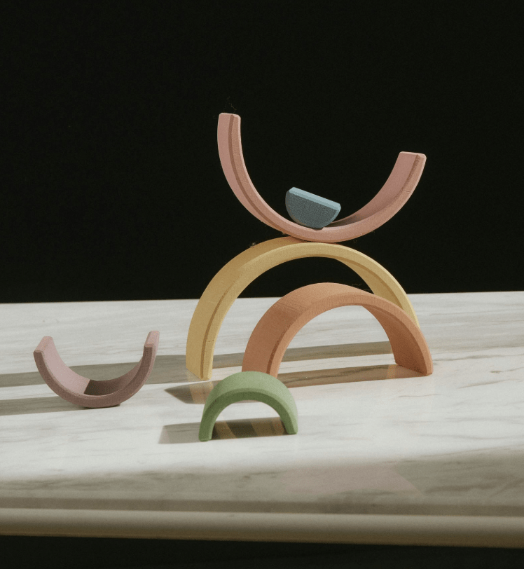 Puzzle pieces to symbolize life balance.
